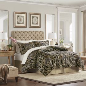 4 PCS Cal King Comforter Set