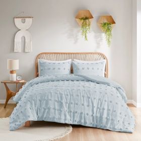 Full/Queen Clip Jacquard Comforter Set