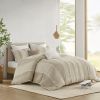 Full/Queen 3 Piece Striped Cotton Duvet Cover Set