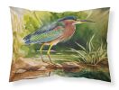 Green Heron Standard Pillowcase Lightweight Super Soft Easy Care Decorative Artwork Pillowcase, Standard