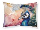 Peacock Standard Pillowcase Lightweight Super Soft Easy Care Decorative Artwork Pillowcase, Standard