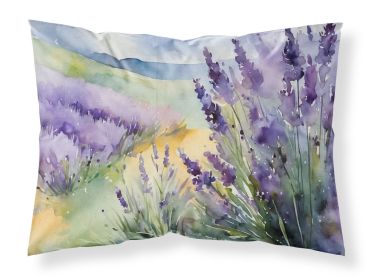 Lavender in Watercolor Standard Pillowcase Lightweight Super Soft Easy Care Decorative Artwork Pillowcase, Standard
