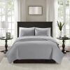 Reversible Quilt Set Grey King/Cal King