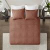 3 Piece Reversible Quilt Set Clay Red King/Cal King
