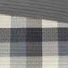 6 Piece Printed Herringbone Quilt Set with Throw Pillows Grey King/Cal King