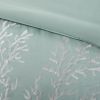 Oversized Cotton Jacquard Comforter Set Aqua King