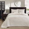Reversible Bedspread Set Cream Twin
