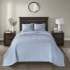 Reversible Quilt Set Blue Twin/Twin XL