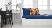 Pomeranian Fall Standard Pillowcase Lightweight Super Soft Easy Care Decorative Artwork Pillowcase, Standard