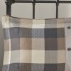 Full/Queen 6 Piece Herringbone Duvet Cover Set