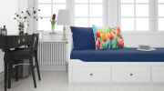 Tulips in Watercolor Standard Pillowcase Lightweight Super Soft Easy Care Decorative Artwork Pillowcase, Standard