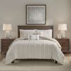 King 3 Piece Cotton Yarn Dyed Comforter Set