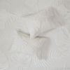 King/Cal King 3 Piece Tufted Cotton Chenille Palm Duvet Cover Set