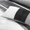 7 Piece Comforter Set Grey King
