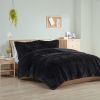 King/Cal King Shaggy Long Fur Comforter Mini Set