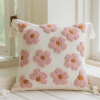 Spring Trufted Pillow Cover, 18x18 inch
