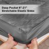 Solid-color embossed mattress bedspread,Queen size