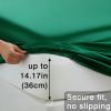 4-piece ultra-soft 85g satin sheet and pillowcase set, solid color, machine washable, suitable for all seasons, comfortable bedding set, for single