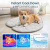 Dog Cooling Mat, Washable Pet Cooling Mat,X-Large  55" x 45" Thick & Durable Large Cooling Mat for Dogs
