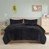 King/Cal King Shaggy Long Fur Comforter Mini Set