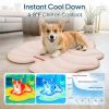 Dog Cooling Mat, Washable Pet Cooling Mat,X-Large  55" x 45" Thick & Durable Large Cooling Mat for Dogs