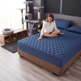 1PC Breathable Quilted Fitted Sheet, Secure Elastic Mattress Protector Cover (Option: 72x84 inch)